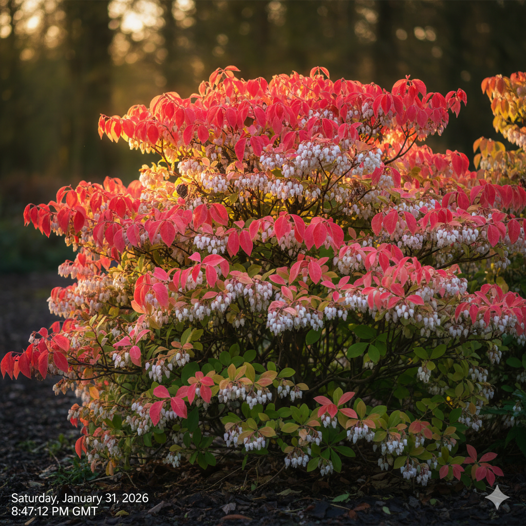 Pieris forest flame