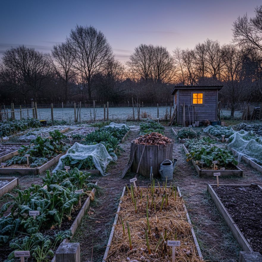Allotment in winter